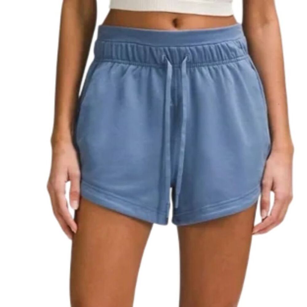 Lululemon Inner Glow High-Rise Short 3" *Oasis Blue - Picture 1 of 8
